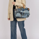 Limited Edition Louis Vuitton 2007 Monogram Denim Patchwork Speedy