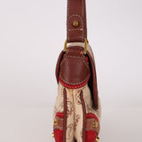 Limited Edition Loewe 160th Anniversary Pins and Bauble Canvas Baguette