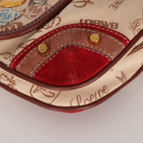 Limited Edition Loewe 160th Anniversary Pins and Bauble Canvas Baguette