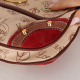 Limited Edition Loewe 160th Anniversary Pins and Bauble Canvas Baguette