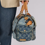Limited Edition Louis Vuitton 2007 Monogram Denim Patchwork Speedy