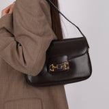Gucci Chocolate Horsebit 1955 Shoulder Bag