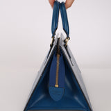 Louis Vuitton Toledo Blue Epi Sac Triangle