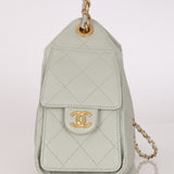 Limited Edition Chanel Mini 25 Light Sage Caviar 2026 AGHW