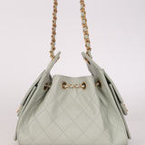 Limited Edition Chanel Mini 25 Light Sage Caviar 2026 AGHW