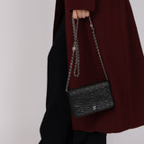 Chanel 2021 Caviar Camellia Wallet on Chain