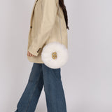 Rare Chanel 2010 Runway Fantasy Faux Fur Gripoix Bag