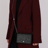Chanel 2021 Caviar Camellia Wallet on Chain