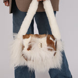 Ultra-Rare Fendi Goat Fur Shoulder Bag