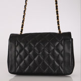 Rare Chanel Medium Diana Flap Black Caviar 1996 24K GP