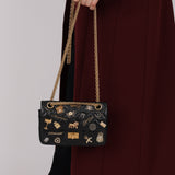 Chanel 2017 Quilted Aged Calfskin Lucky Charms 2.55 Reissue 224 Double Flap