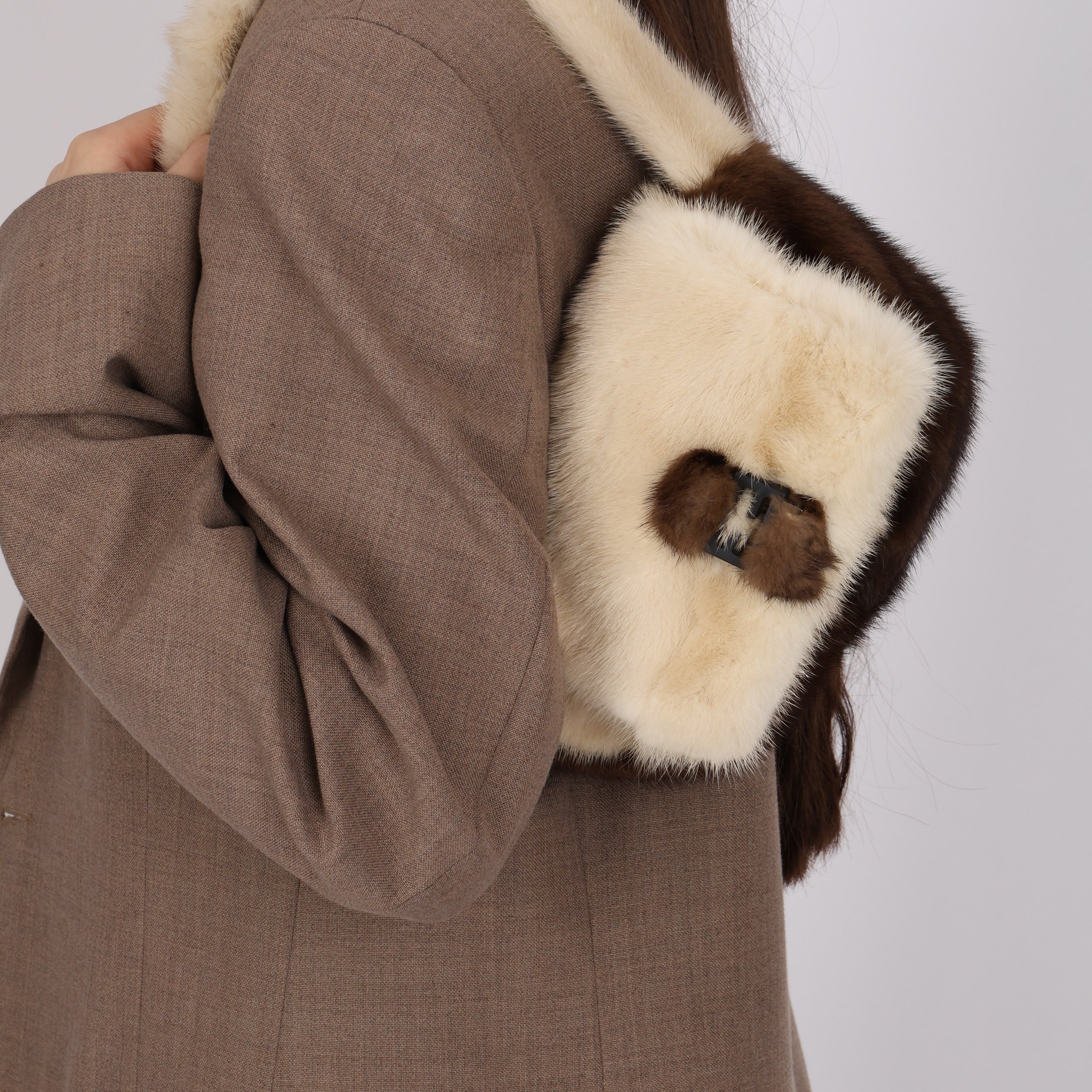 Rare Fendi Mink Fur Baguette
