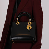 Dior 1997 Patent Medium Lady Bag