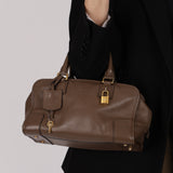 Loewe Taupe Soft Leather Amazona 28
