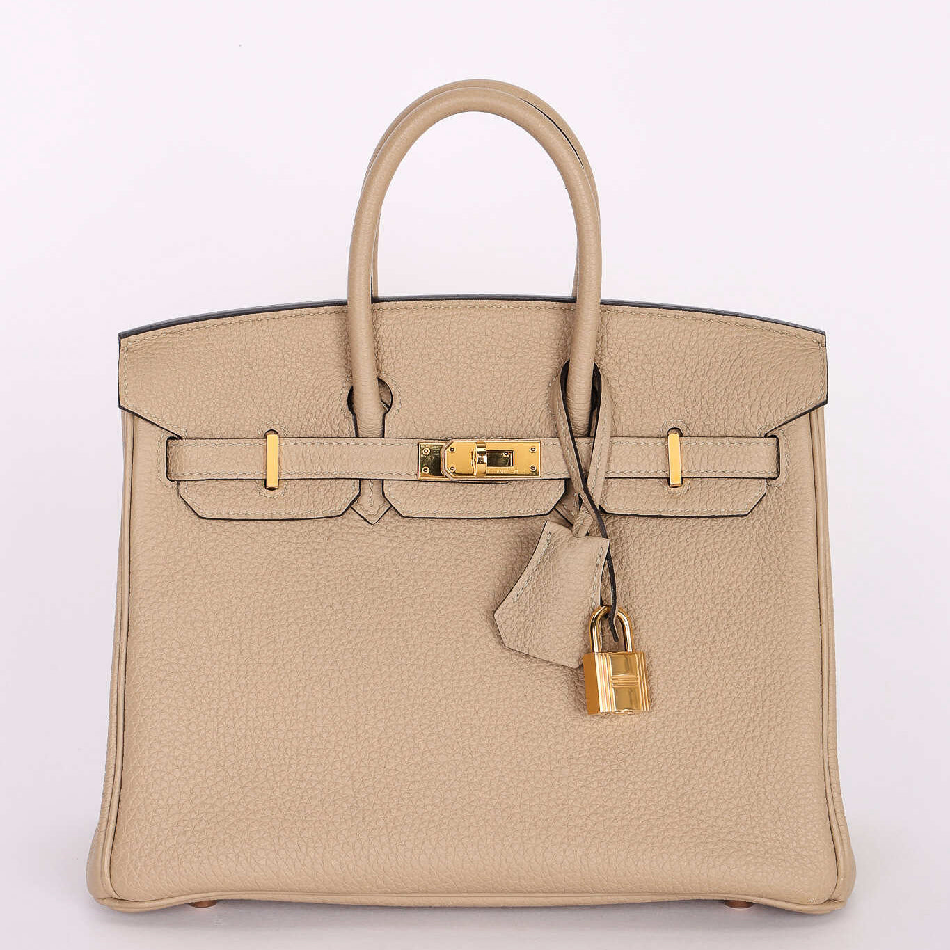 Hermès Birkin 25 Gris Tourterelle Togo 2018 GHW