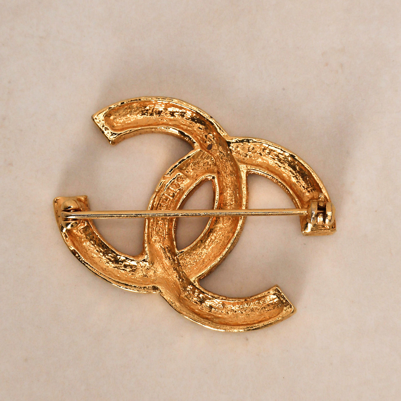 Chanel Coco Mark Brooch GP Rhinestone