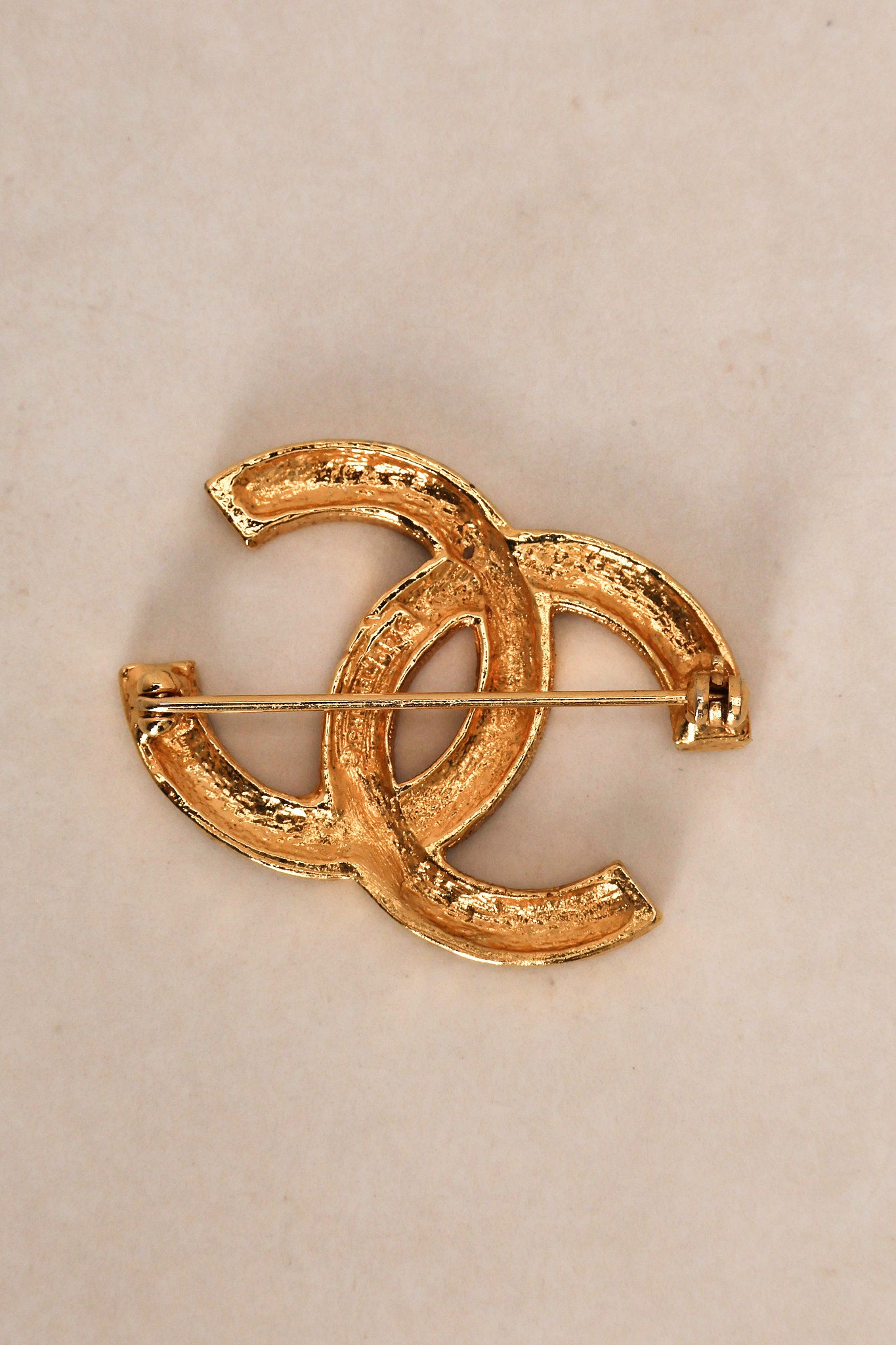 Chanel Coco Mark Brooch GP Rhinestone