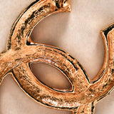 Chanel Coco Mark Brooch GP Rhinestone