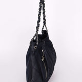 Chanel Stitch Double Zip Hobo Navy Culatta 2013 SHW