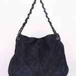 Chanel Chain Hobo Navy Culatta SHW