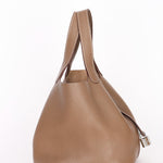 Hermès Small Tote - Taupe/Etoupe Calfskin