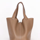 Hermès Small Tote - Taupe/Etoupe Calfskin
