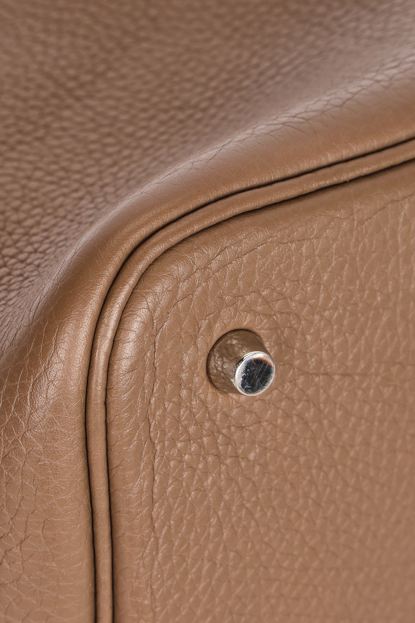 Hermès Small Tote - Taupe/Etoupe Calfskin
