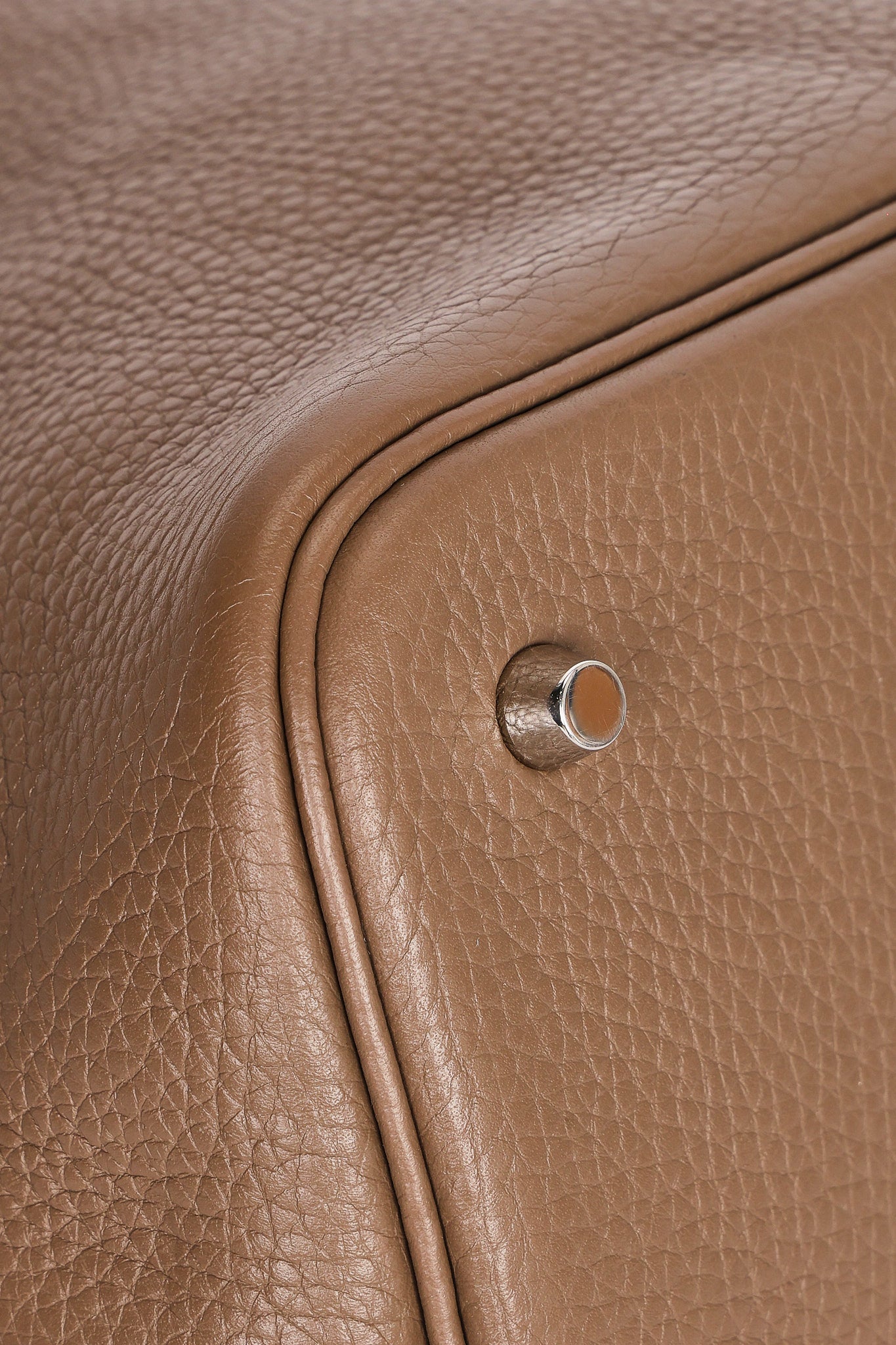 Hermès Small Tote - Taupe/Etoupe Calfskin