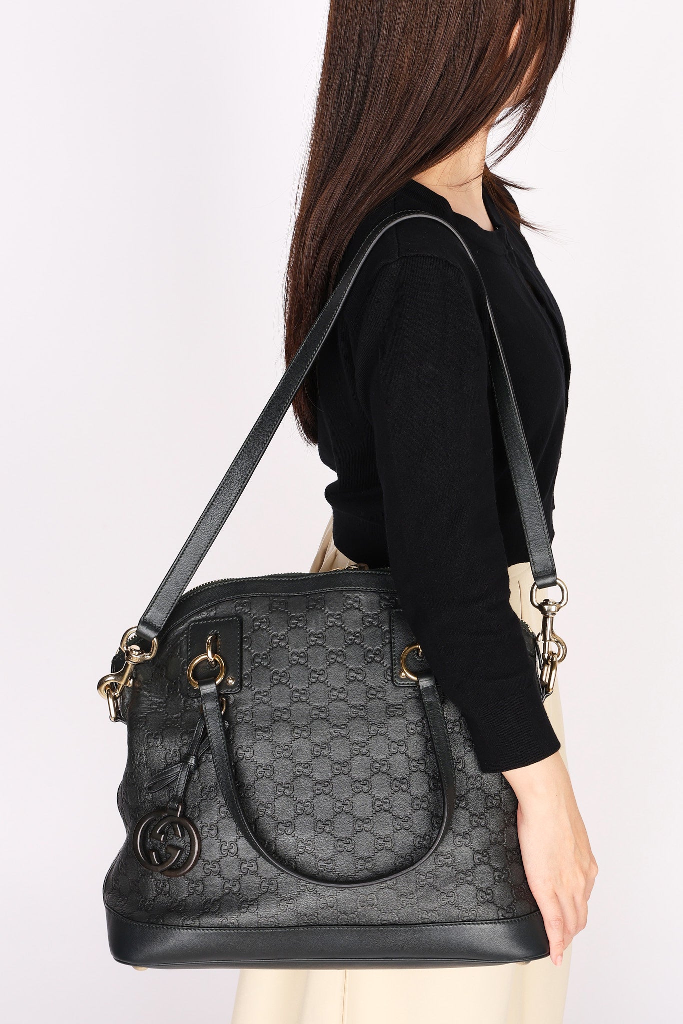 Gucci Guccissima Shoulder Bag