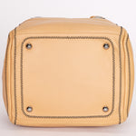 Chanel Stitched Bowler Bag Beige Calfskin DSHW