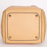 Chanel Stitched Bowler Bag Beige Calfskin DSHW