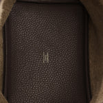 Hermès Picotin 18 Gris Meyer Clemence GHW