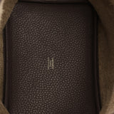Hermès Picotin 18 Gris Meyer Clemence GHW