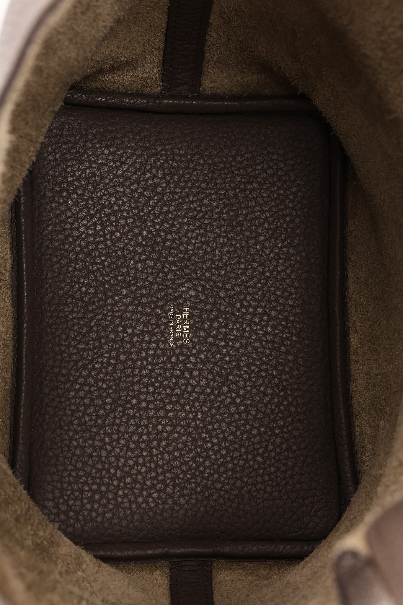 Hermès Picotin 18 Gris Meyer Clemence GHW