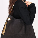 Gucci Suede Shoulder Bag