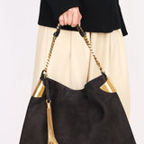 Gucci Suede Shoulder Bag
