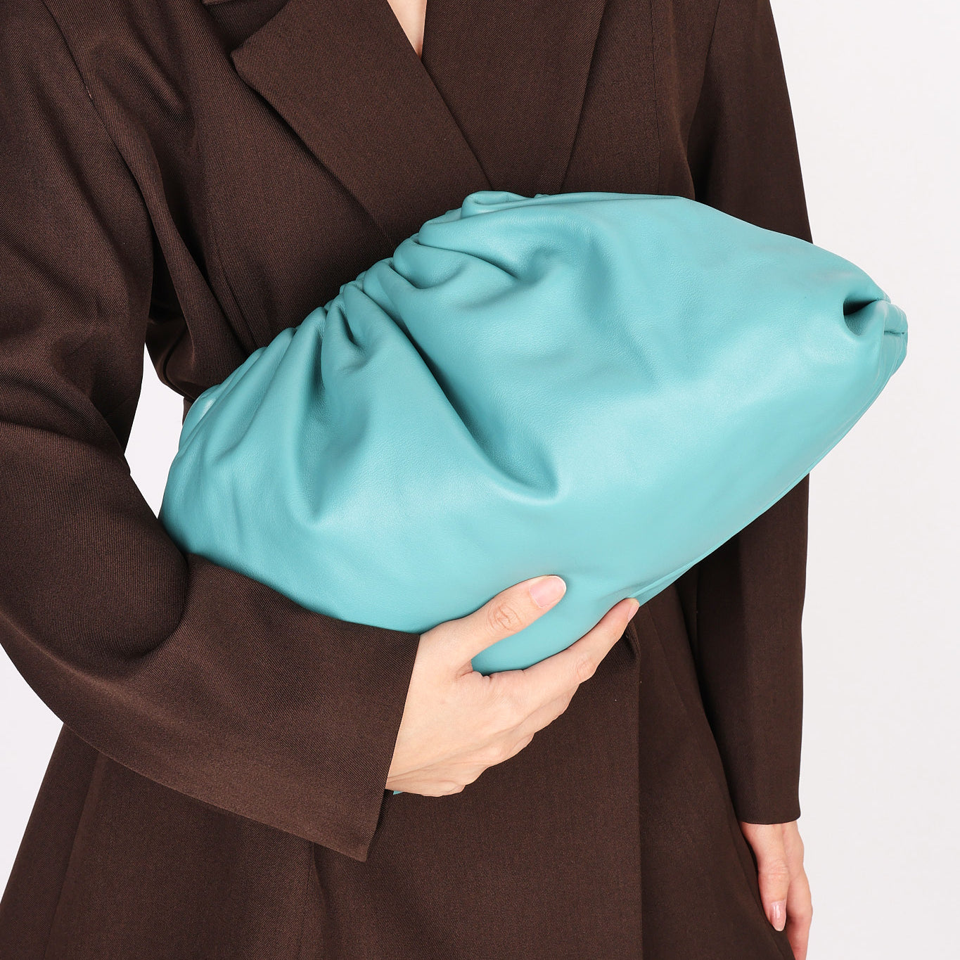 Bottega Veneta Pouch Clutch Linoleum