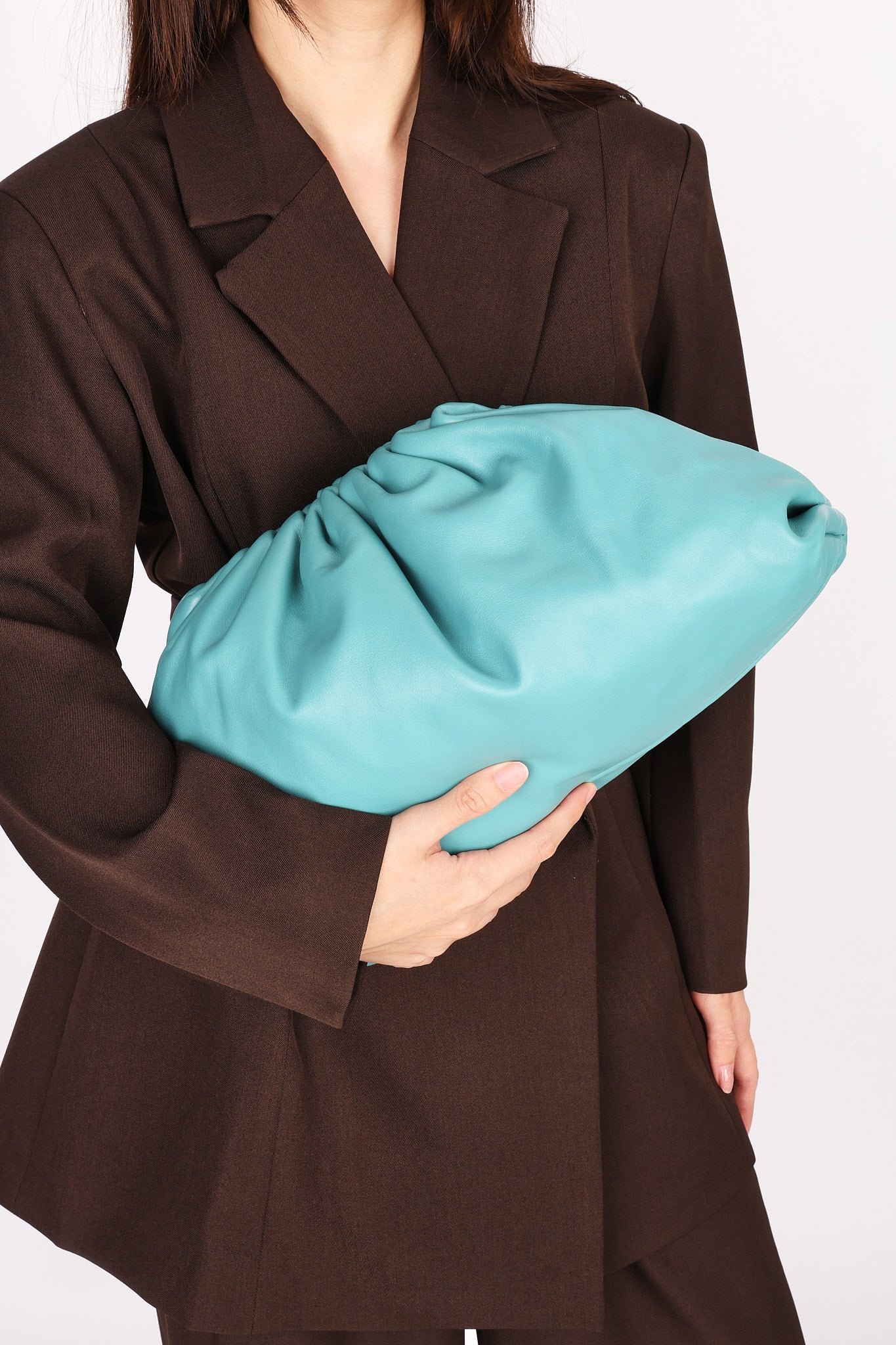 Bottega Veneta Pouch Clutch Linoleum