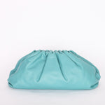 Bottega Veneta 'The Pouch' Clutch - Teal Smooth Leather