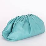 Bottega Veneta 'The Pouch' Clutch - Teal Smooth Leather