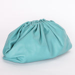 Bottega Veneta 'The Pouch' Clutch - Teal Smooth Leather
