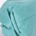 Bottega Veneta 'The Pouch' Clutch - Teal Smooth Leather