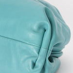 Bottega Veneta 'The Pouch' Clutch - Teal Smooth Leather