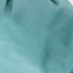 Bottega Veneta 'The Pouch' Clutch - Teal Smooth Leather