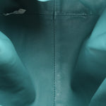 Bottega Veneta 'The Pouch' Clutch - Teal Smooth Leather