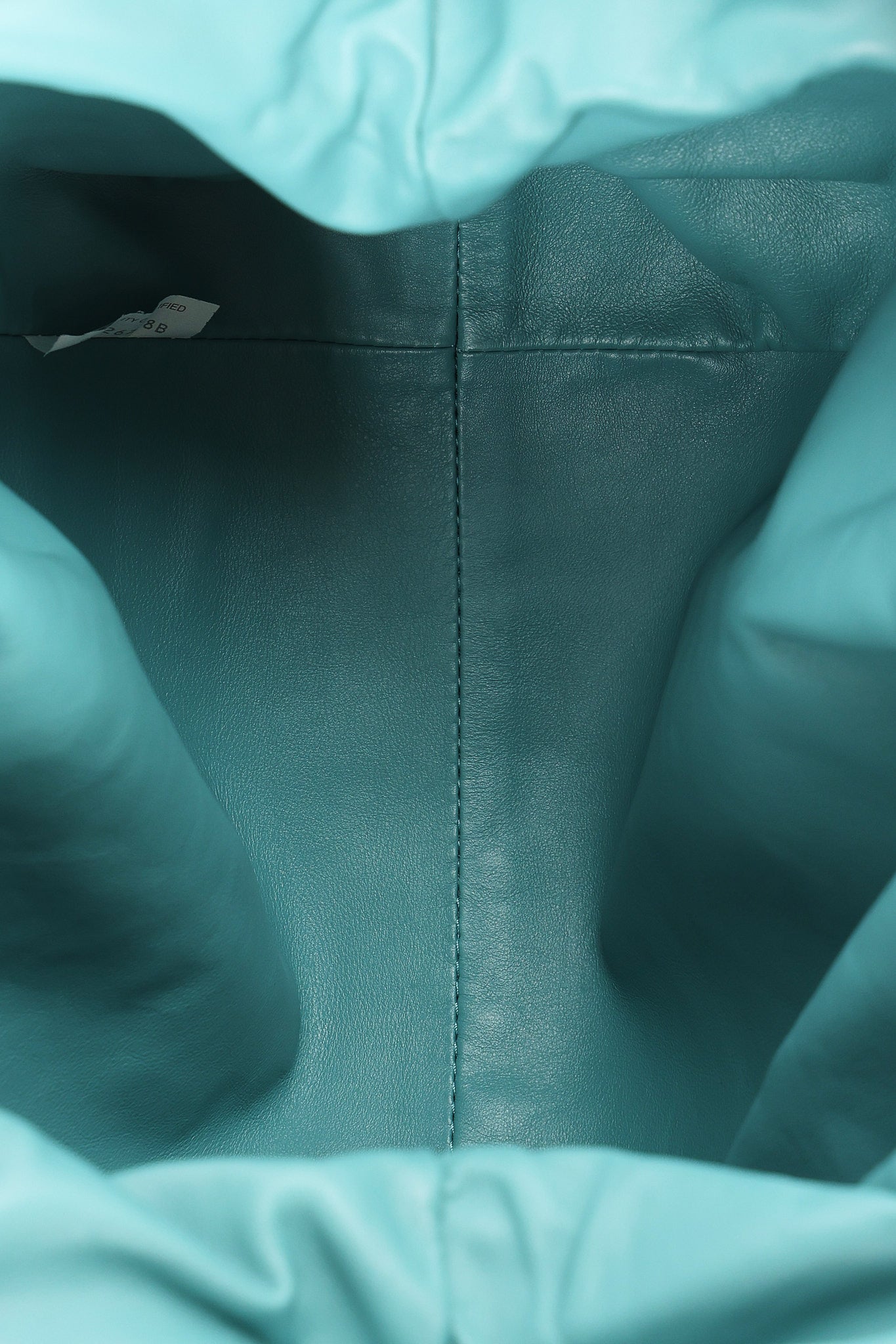 Bottega Veneta 'The Pouch' Clutch - Teal Smooth Leather