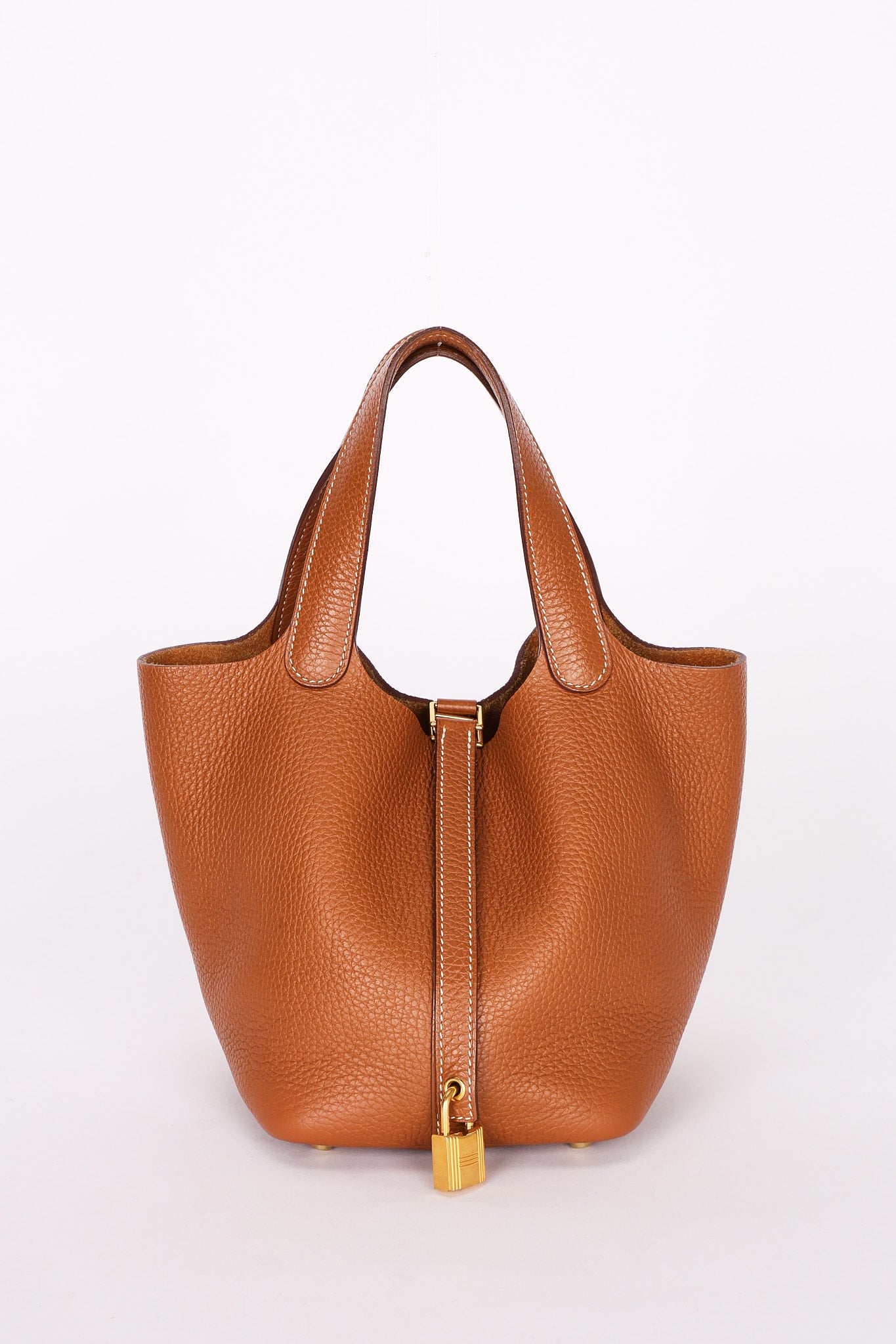 Hermès Picotin 18 Gold Clemence 2017 GHW - Drop 55
