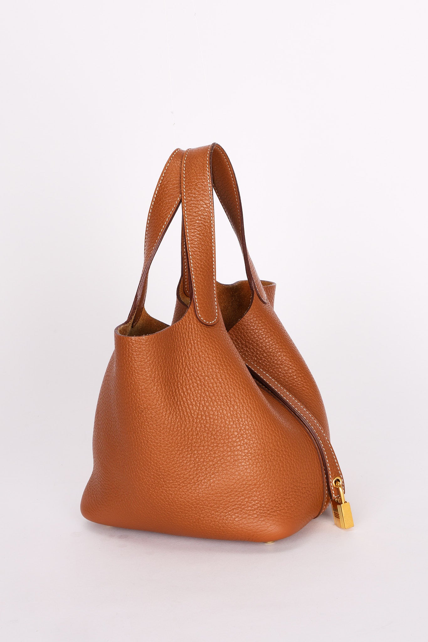 Hermès Picotin 18 Gold Clemence 2017 GHW - Drop 55