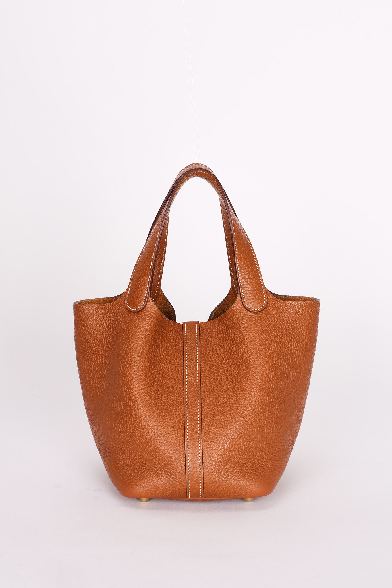 Hermès Picotin 18 Gold Clemence 2017 GHW - Drop 55