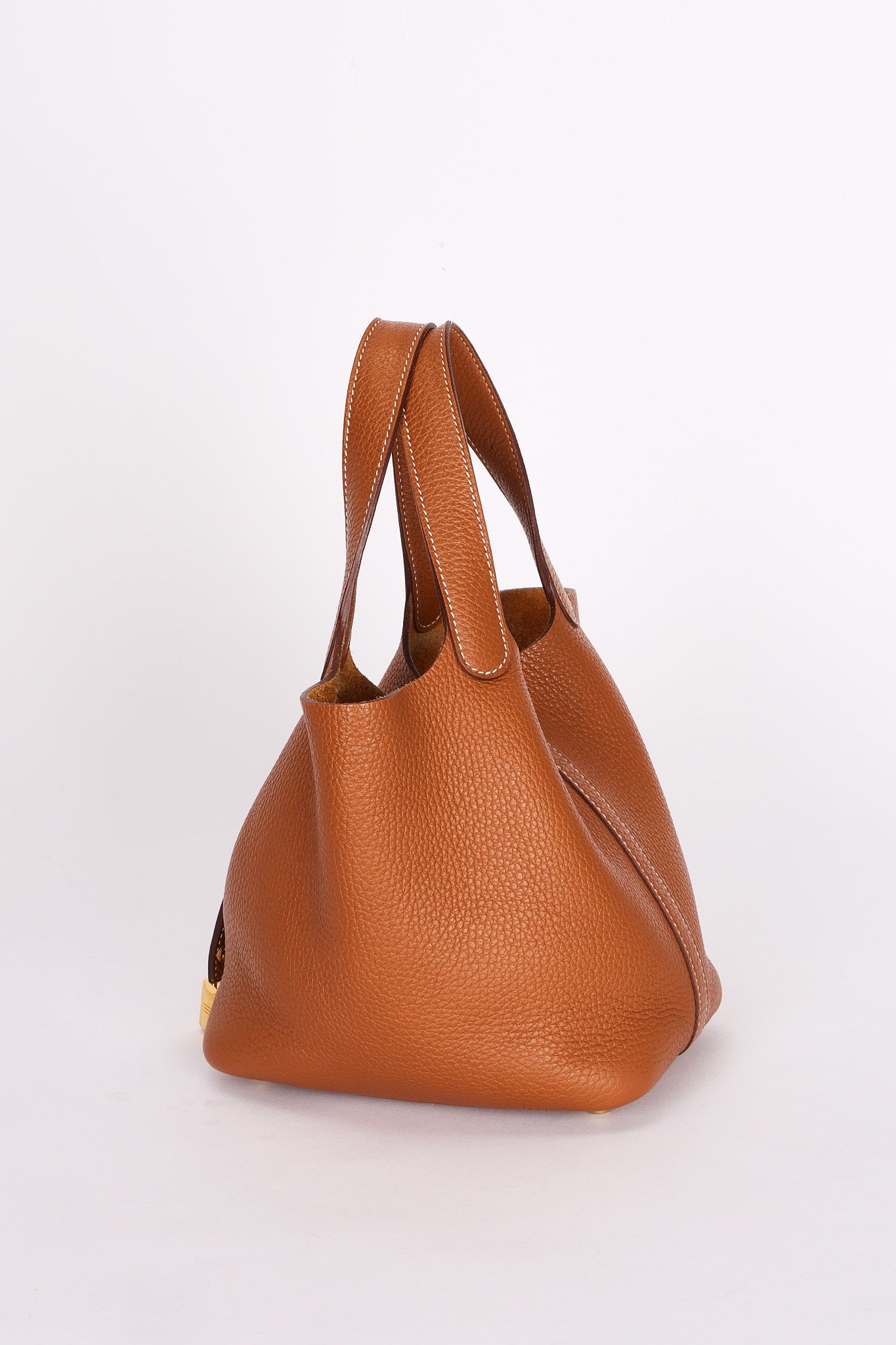 Hermès Picotin 18 Gold Clemence 2017 GHW - Drop 55